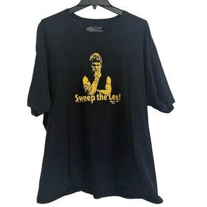 Vintage Karate Kid Sweep the Leg Black XXL Graphic T Shirt